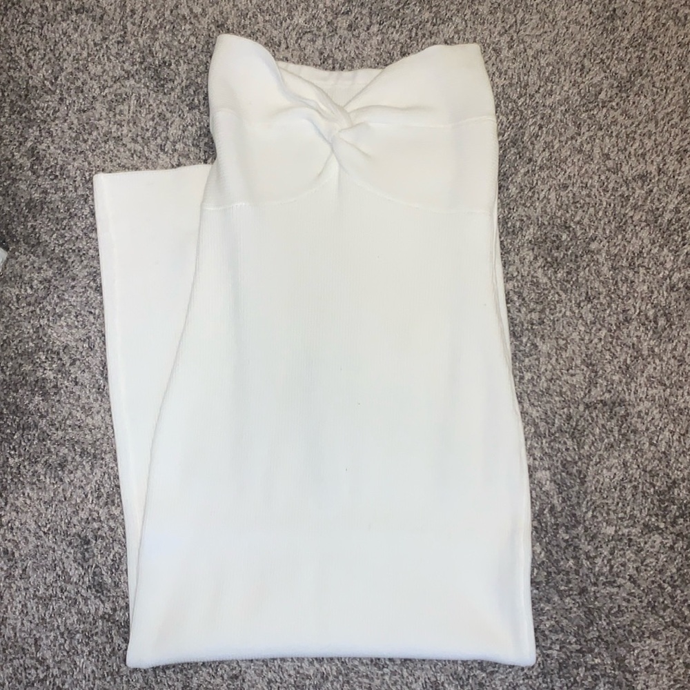 White maxi dress